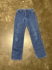 Vintage 80s Lee Riders Jeans 30x33 Dark Wash Made in USA Union Tag