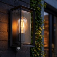 AußEnwandlampe HaustüRleuchte Gartenlampe Bewegungsmelder Biglight