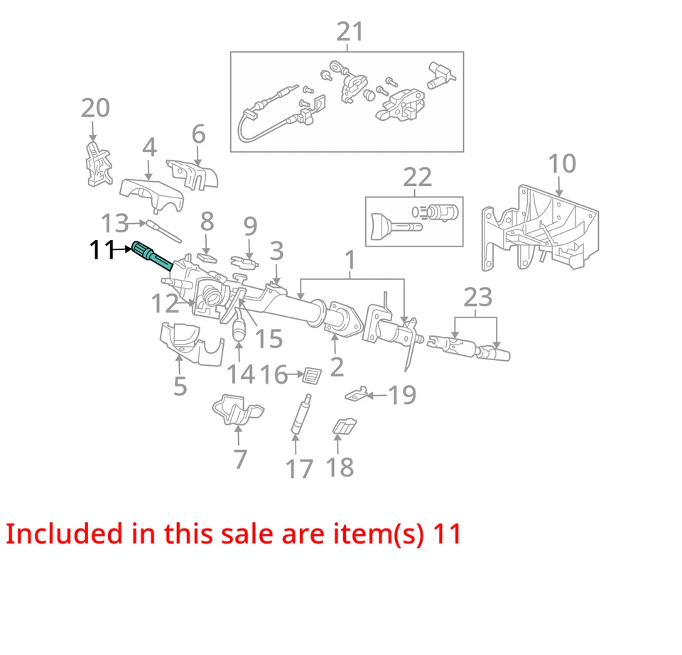 FITS 1998-2000 DODGE RAM 2500 VAN RAM 3500 VAN SWITCH 5010205AA - NEW OEM - Image 3 of 4