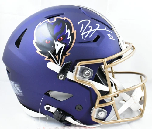 Ray Lewis Signed Baltimore Ravens F/S ALT 24 Speed Flex Helmet - Beckett W Holo - Picture 1 of 5