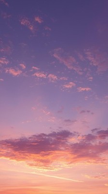 Lavender Sunset Sky Aesthetic Phone Wallpaper Dreamy Cloud Background
