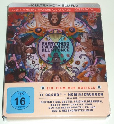 EVERYTHING EVERYWHERE ALL AT ONCE 4K UHD BLU-RAY STEELBOOK 2-DISC NEU & OVP RARE
