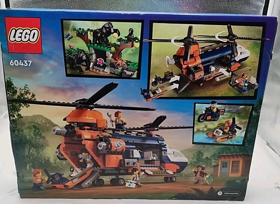 LEGO City Jungle Explorer Helicopter 60437 NEW OPEN BOX - (P1-B4) - Image 2 of 4