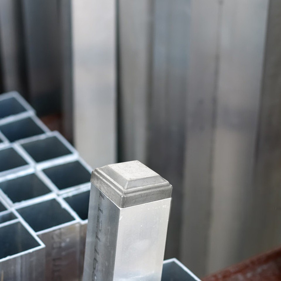 6 Pcs Wrought Iron Railing Parts Fence Accessories Deck Post Cap ...