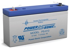 Leoch LP6-1.2 Battery Replacement - 6V 1.3AH SLA AGM
