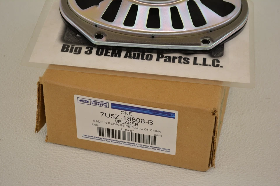 Conjunto de alto-falante Ford Super Duty Escape Mercury Mariner novo fabricante de equipamento original 7U5Z-18808-B - Imagem 4 de 4