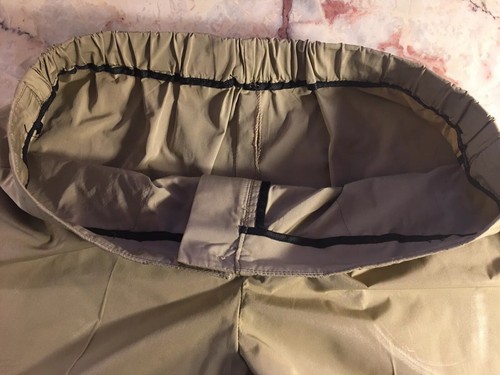 PANTALONES DE VIAJE MUJER CAQUI CREMALLERA FRONTAL LIGEROS VERSÁTILES. NYLON. "Cintura 31""". - Imagen 3 de 6