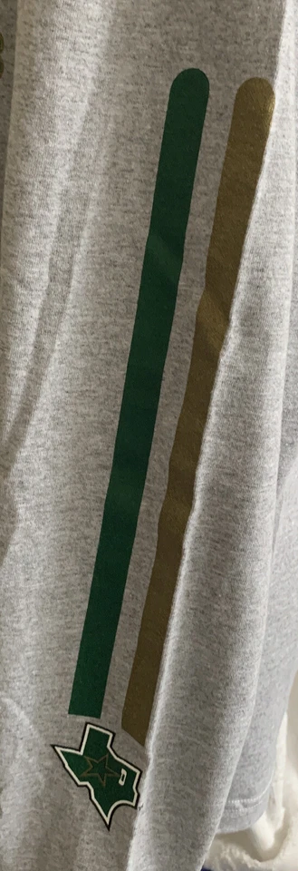 NHL Dallas Stars Hockey Gray Long Sleeve Shirt Boys Youth Size XXL 18 NWT Texas - Image 3 of 4