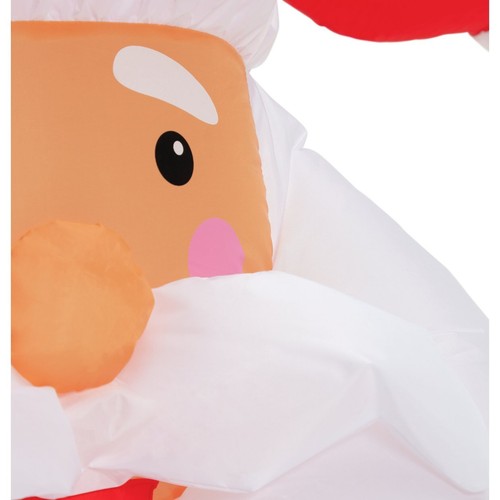 Home 6ft Inflatable Christmas Decoration Outdoor Santa - Red - Picture 3 of 3
