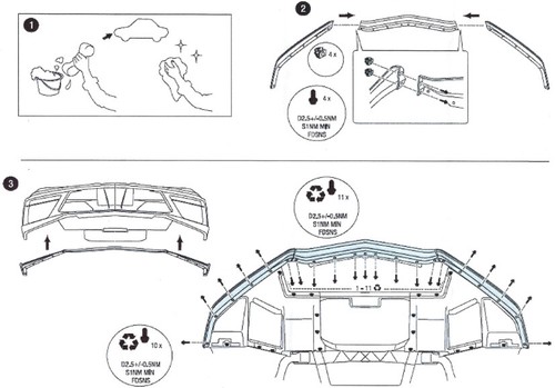 C8 Corvette Front & Side Extension Kit Ground Effects 5 Piece Kit Textured Black - Picture 10 of 10