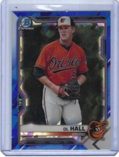 2021 Bowman Chrome Sapphire Base #BCP-122 DL Hall Baltimore Orioles