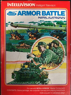 Armor Battle für Intellivision | Mit OVP, Handbuch und Einlegekarten