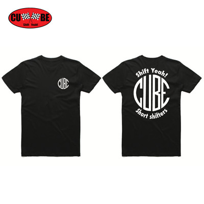 CUBE Speed - Shift Yeah! Mens black T-shirt. Quality ascolour 100% cotton