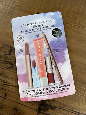 トライアルセット・サンプル Sephora Favorites It's Giving Nude Lip Sephora Favorites It's Giving Lip Kit ~ 5 Pc Set Limited Edition
