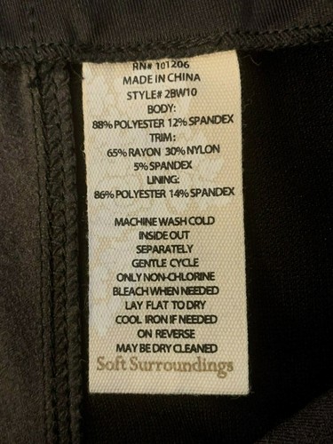 Nuevas Leggings de Gamuza Brighton Soft Surroundings XL 18 Marrón Cintura Alta al Tobillo - Imagen 8 de 11