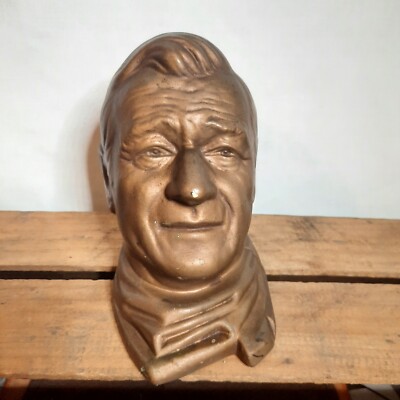 John Wayne Bust Bourbon Whiskey Bottle Decanter HEAD ONLY