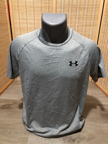Under Armour Athletic Sportswear SS Men's Shirt Gray Small S The Tech Tee (H339)