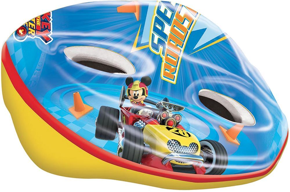 573068 Casco Easy Disney Mickey Mouse da bicicletta per bambino. Misura 52-56 cm