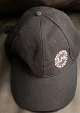 John Jameson & Son Limited Baseball Cap Hat Black White Embroidered Adjustable