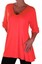 Womens-Fashion-3-4-Sleeve-V-Neck-Plain-Long-Casual-Plus-Size-Blouse-Tunic-Top