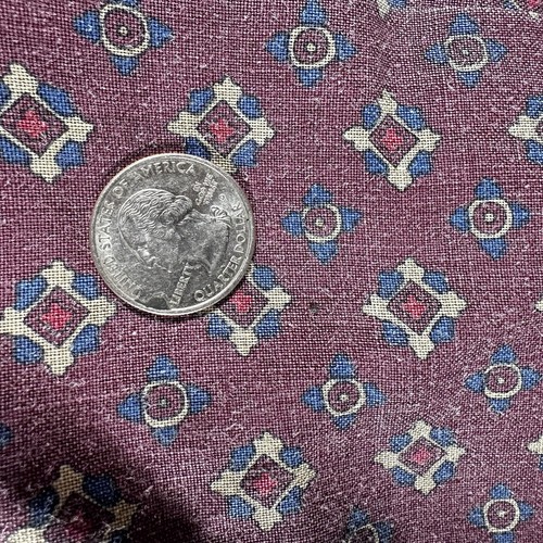 Vintage Bugle Boy Company Shirt Mens XL Red Long Sleeve Button Down Geometric - Picture 10 of 11