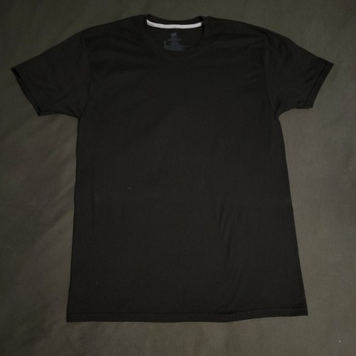 Camiseta Hanes Slim Fit Comfort Blend 2pk Negra Grande - Imagen 2 de 4