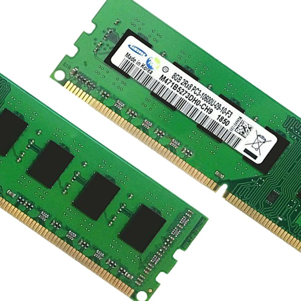 16GB 2x 8GB 4GB DDR3 PC3-10600U 1333Mhz 240Pin CL9 DIMM Desktop RAM For Samsung - Image 4 of 4