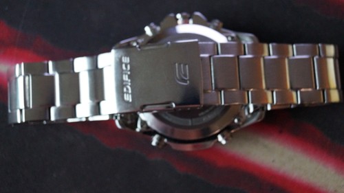 CASIO EDIFICE ERA-200DB-1AVDR Triple sensor 5303 case 44mm black quartz GMT - Picture 14 of 19