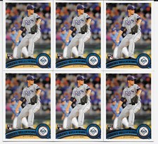 2011 Topps Baseball Series 1 #165 Jeremy Hellickson RC (Rays)