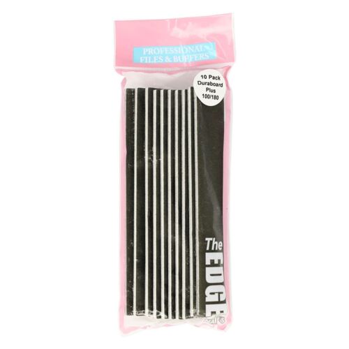 The Edge Nails Duraboard Plus 100/180 File 10 Pack - Picture 1 of 1