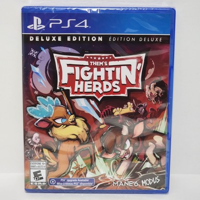 Them's Fightin' Herds: Deluxe Edition (Sony Playstation 4) Brand New Sealed