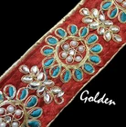 2 Inch BULLION Embroidery Lace~PEARLS~BEADS~3 Yard Sewing Trim~36 DESIGNS CHOICE