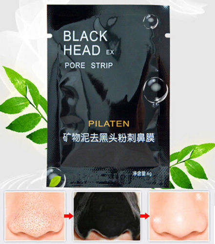 Masque facial à bande de pores points noirs nettoyage du visage peau profonde 1/20 tête noire - Photo 1/6