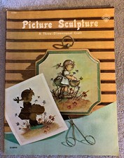 Picture Sculpture A 3-D Dimensional Cut Paper Book, Craft Course Publishers 1973