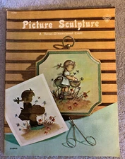 Picture Sculpture A 3-D Dimensional Cut Paper Book, Craft Course Publishers 1973