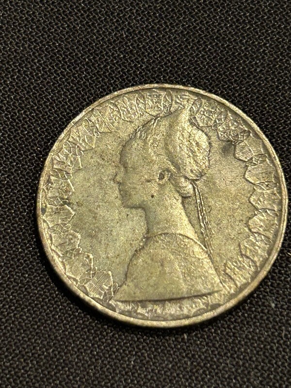 Vintage Silver Italian 500 Lire , Before Euros Were Hip