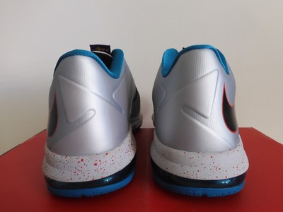 Nike LeBron X Air Max Akron Aeros Mens 9.5 Low Teal Platinum 2013 579765-002 NIKE AIR MAX LEBRON 10 X LOW  main image 4
