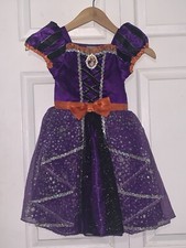 Disney Store Minnie Mouse Halloween Costume Purple Orange Child Size XS 4