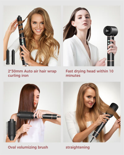 Haarbürste Haarstyler 5-in-1 , Airstyler, Lockenstab, Haarstyler, Hair dryer - Bild 12 von 23
