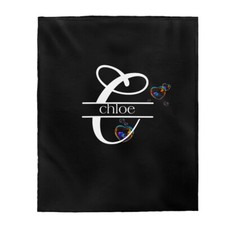 Velveteen Plush Blanket personalised blanket.
