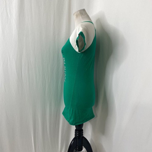 Girl’s Size Large Shirt Southpole Green and White Short Sleeve Scoop Neck - Picture 4 of 9