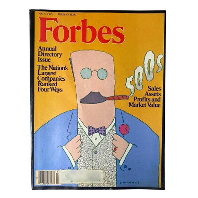 Forbes Magazine May 9, 1983 The Nation's Largest Companies Ranked Four Ways VG