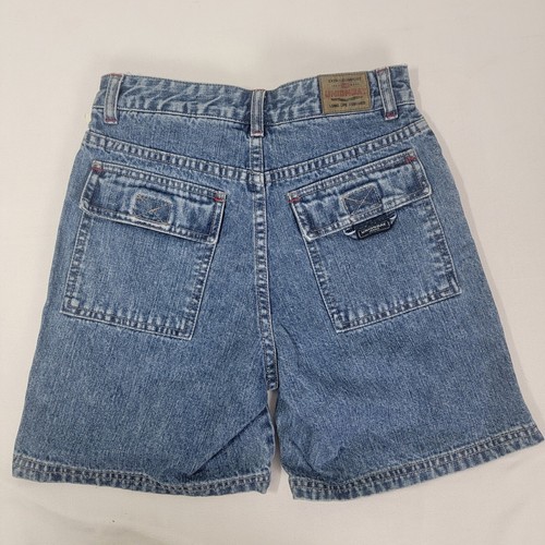 Union Bay Girl's Denim Blue Jean Shorts New Size 10 Medium Stone Wash 6" Inseam - Picture 3 of 6