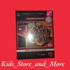  NIB KC CHIEFS A Real Nailbiter 500 pc. Puzzle Licensed NFL