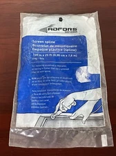 New - Package of Adfors Saint Gobain .140" x 25' Screen Spline - Gray Grey
