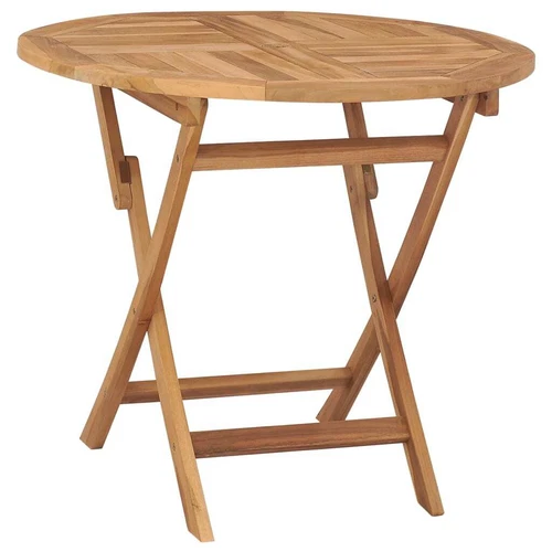 Outdoor Dining Table Folding Patio Table Garden Furniture Solid Wood Teak vidaXL