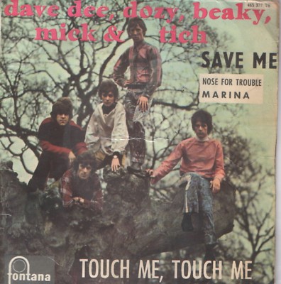 DAVE DEE DOZY BEAKY MICK & TICH EP Spain 1967 Touch me, touch me +3