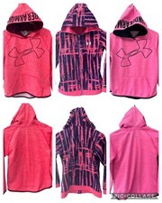 Under Armour Hoodies Lot Jacket Size Youth Large YLG Tie Dye Pullover Full-Zip