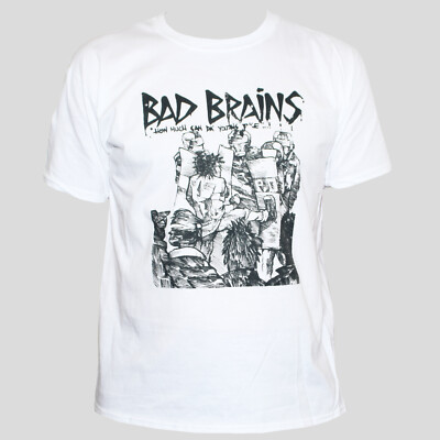 Hardcore Punk Rock Band Bad Brains T-shirt Unisex Graphic