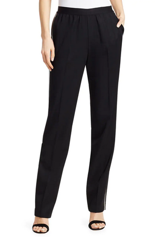 Helmut Lang Framis Pull-On Wool Pants Black NWT $460